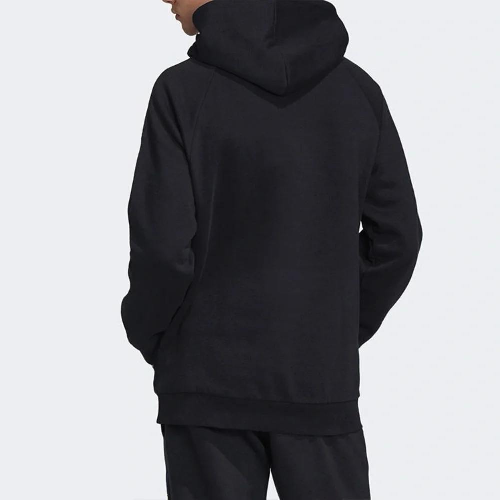 Adidas Fleece Lined Black Hoodie Sweatshirt size Large EUC - Picture 5 of 13